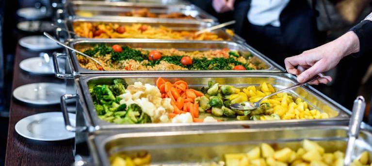 catering buffet food service
